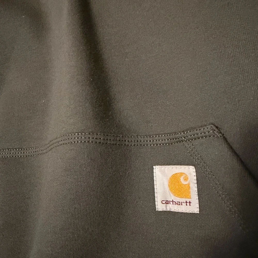 Carhartt Rain Defender Loose Fit Hoodie - Dark Gray/Black - Picture 3 of 3